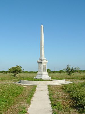Statue on the Battlefield of Coleto
