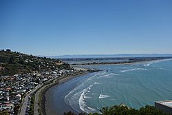 Looking down on Sumner (left) from Scarborough