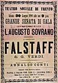 Teatro Sociale di Trento. Sabato 30 giugno 1894 alle ore 9 pom. grande