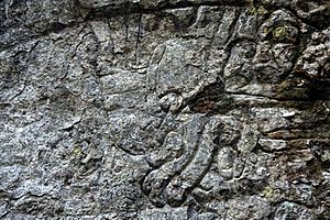 Tenampua ruins petroglyph