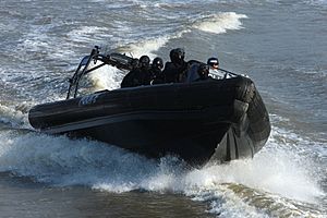 Thames River Police Boarding Teams in Olympics Security Exercise, London MOD 45153770