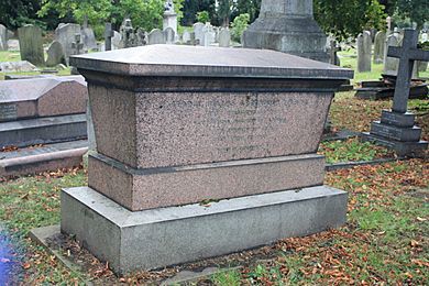 The grave of George Bellas Greenough, Kensal Green Cemetery