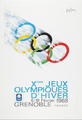 The poster for the 1968 WInter Olympics