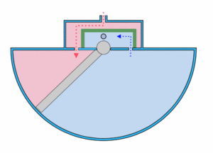 Trico type vacuum wiper motor