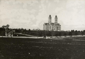 Vanderbilt University campus circa 1875