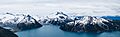 View towards Garibaldi Lake from Panorama Ridge (DSCF1842 - DSCF1844)