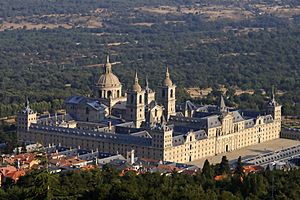Vista aerea del Monasterio de El Escorial