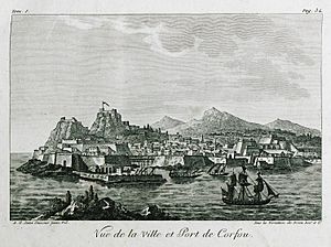 Vue de la ville et port de Corfou - Grasset De Saint-sauveur André - 1800.jpg