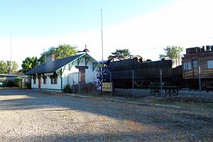 Worthington station at Ohio Railway Museum, September 2015