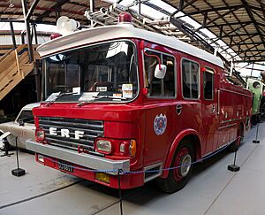1971 ERF PFS fire engine, Ferrymead Heritage Park, Christchurch