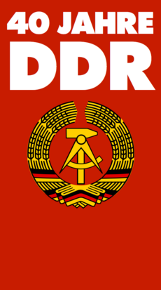 40 Years of the DDR Logo