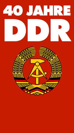 40 Years of the DDR Logo