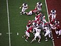 Alabama on offense against Kent State 9-3-2011