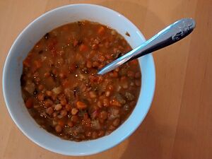 Amy's lentil vegetable soup