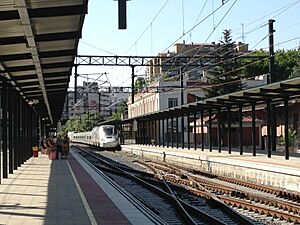 Andenes Alta Velocidad de la estación
