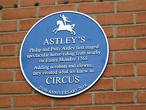 Astley plaque (Pic credit LERA)