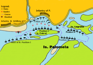 Battle of Riachuelo Batalla del Riachuelo , Stage 1