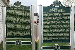 Biddle House state historic marker