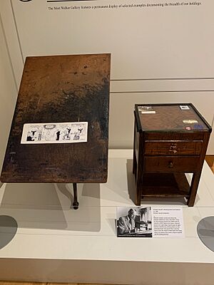 Billy Ireland Drawing Board Display