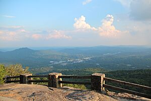 Black Rock Mountain State Park view, August 2017 1