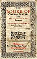 Book of common prayer Scotland 1637