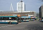 Cardiff Bus and Stagecoach buses in Cardiff Bus Station 14 April 2007.jpg