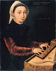 Catharina van Hemessen - Girl at the Virginal