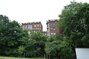 Cedar Glen Apartments from below