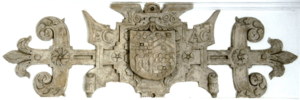 ChichesterEscutcheon 1608 RuxfordBarton Devon
