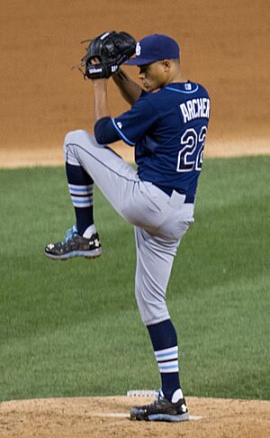 Chris Archer on April 25, 2014