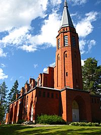 Church of Saari in Finland