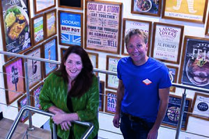 Co-ceo's (and brother and sister) Edward Perry and Rosie Brown