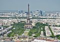 Eiffel Tower from the Tour Montparnasse 3, Paris May 2014