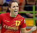 Eli Pinedo, jugadora de la selección española de balonmano