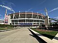 Entrance to Great American Ballpark in August 2025