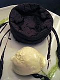 Flourless Chocolate Cake with Bourbon Vanilla Ice Cream.jpg