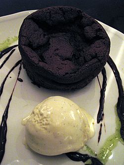 Flourless Chocolate Cake with Bourbon Vanilla Ice Cream.jpg