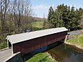 Forry's Mill Covered Bridge from the air-2