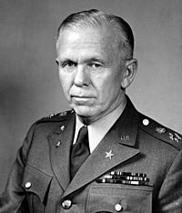 George Catlett Marshall, general of the US army