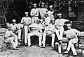 Harrow cricket team of 1869 for the match against Eton