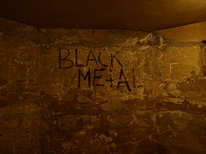 Helvete Oslo - black metal graffiti