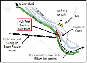 High Peak Junction map