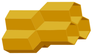 Honeycomb 3d rot