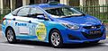 Hyundai i40 with Dalkin Advertising operating under Comfort taxis