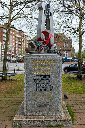 Isambard Kingdom Brunel memorial, Portsmouth - 2023-04-23
