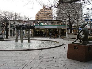 The east exit of Itabashi Station