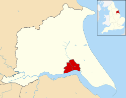 Shown within the East Riding of Yorkshire