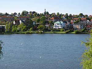 The castle lake "Kolding Slotsø"