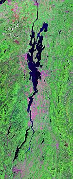 Lake Champlain Landsat