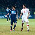 Lionel Messi (L), Blerim Dzemaili (R) - Switzerland vs. Argentina, 29th February 2012